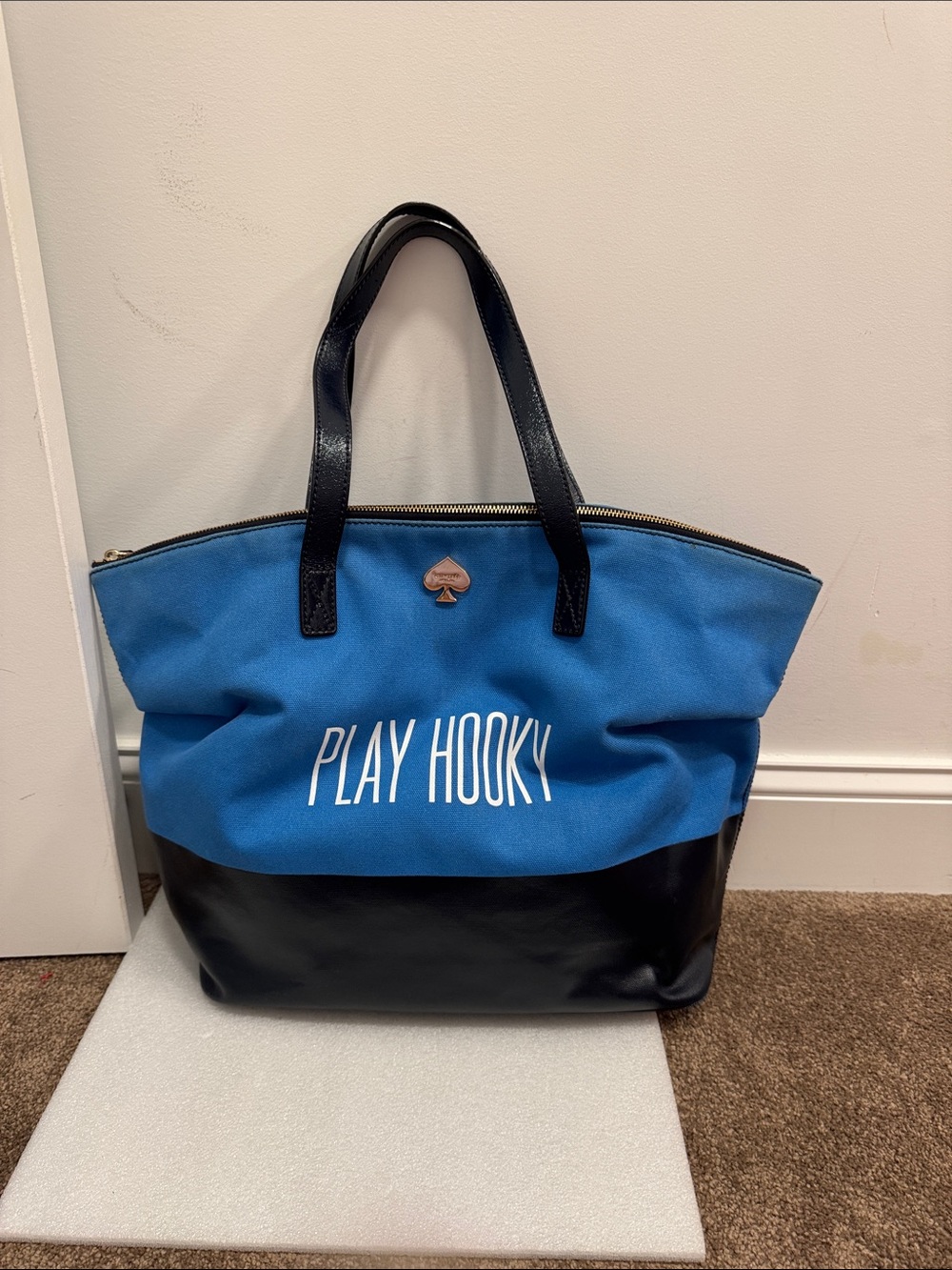 Kate spade play hooky tote bag purse